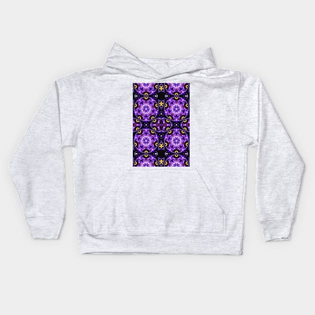 Iris Kaleidoscope Kids Hoodie by mariakeady